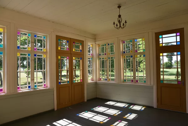 Gārsenes pils veranda